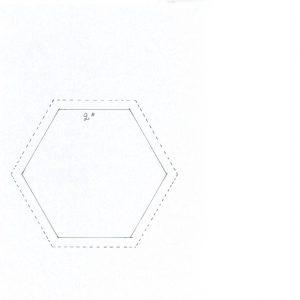 Hexagone 2 inches