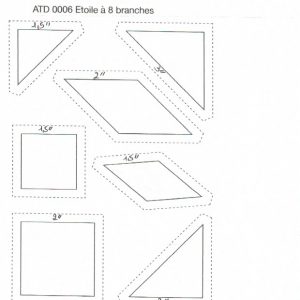 Etoile à 8 branches